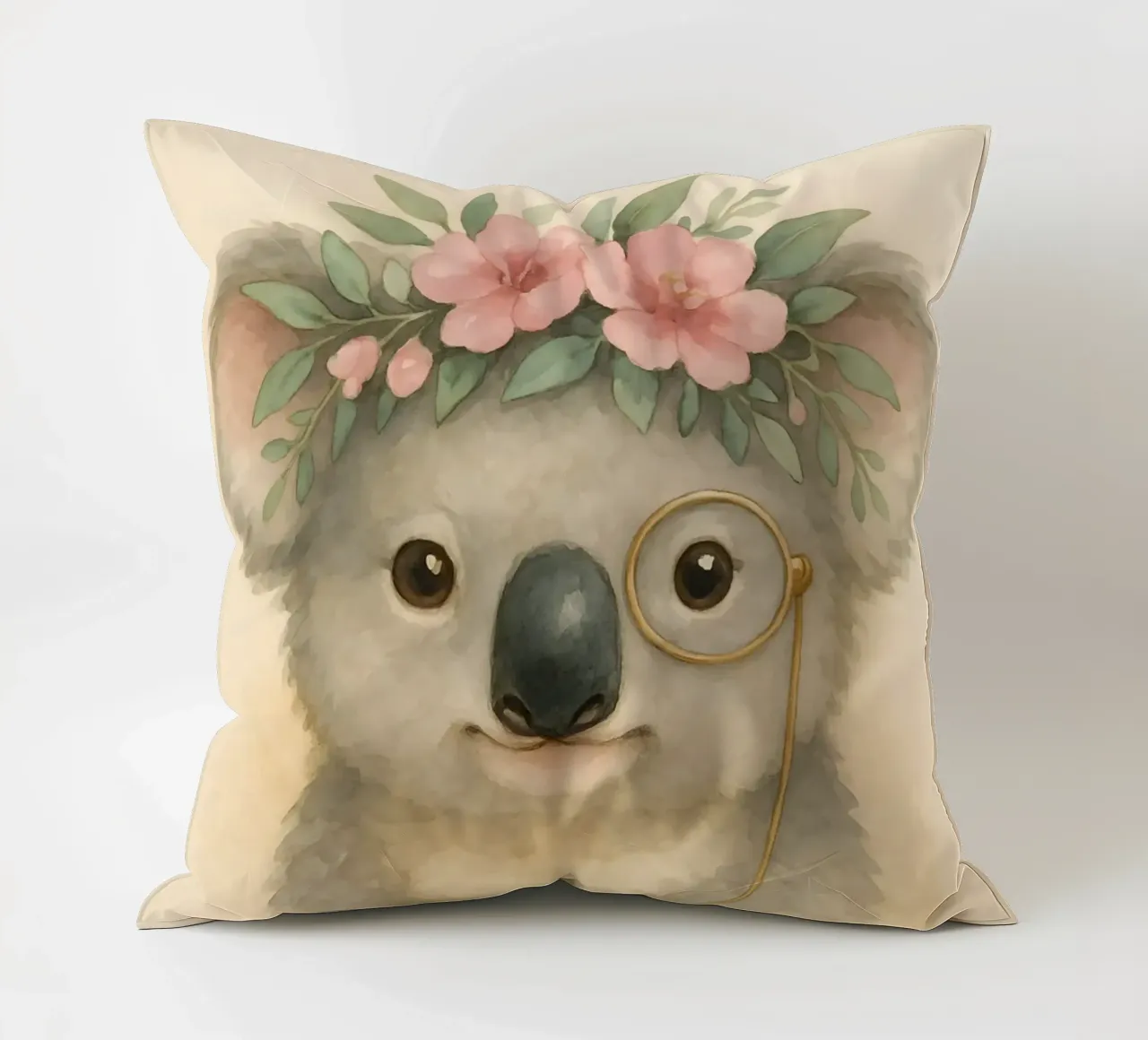 The Gentle Koala Rat decorative cushion by Graceful Desine