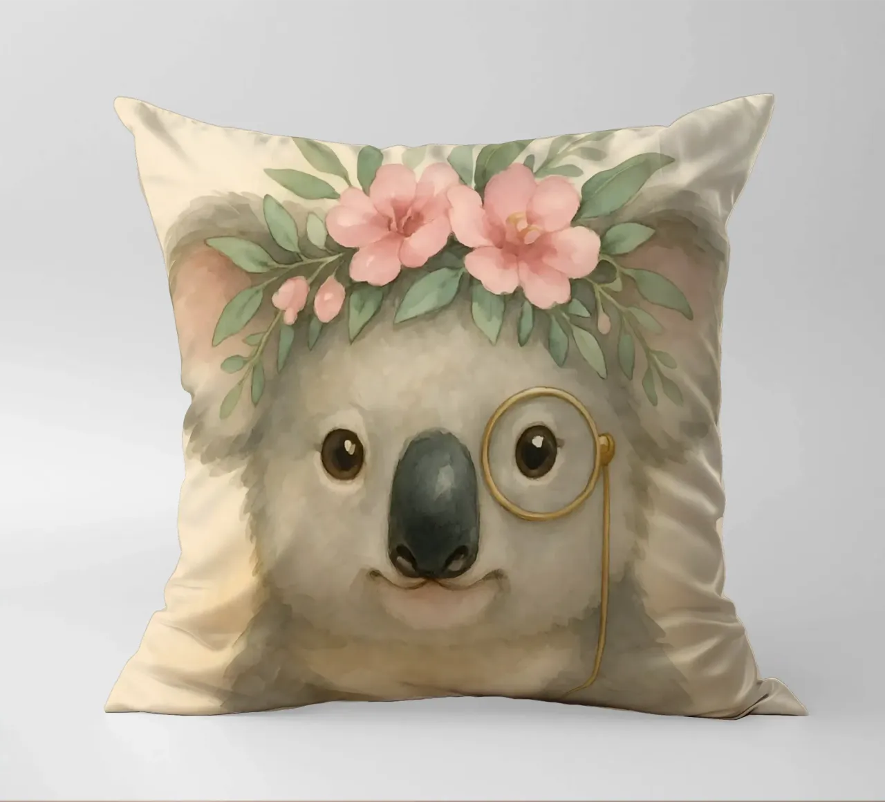 The Gentle Koala Rat decorative cushion by Graceful Desine