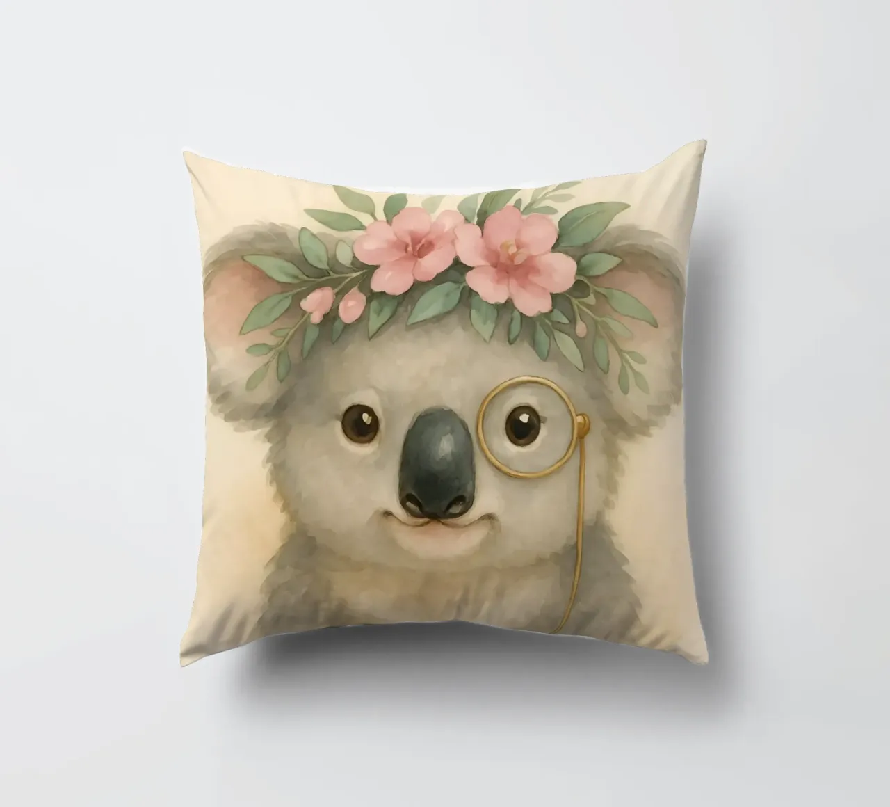 The Gentle Koala Rat decorative cushion by Graceful Desine