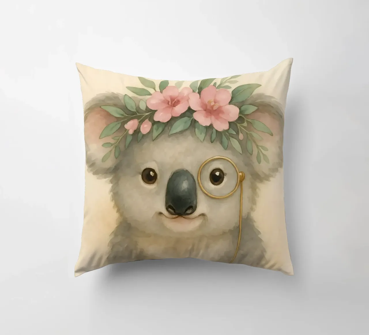 The Gentle Koala Rat decorative cushion by Graceful Desine
