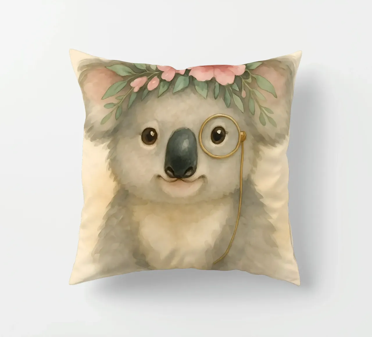 The Gentle Koala Rat decorative cushion by Graceful Desine