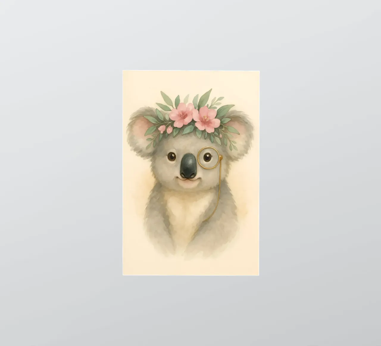 The Gentle Koala Rat sticker by Graceful Desine