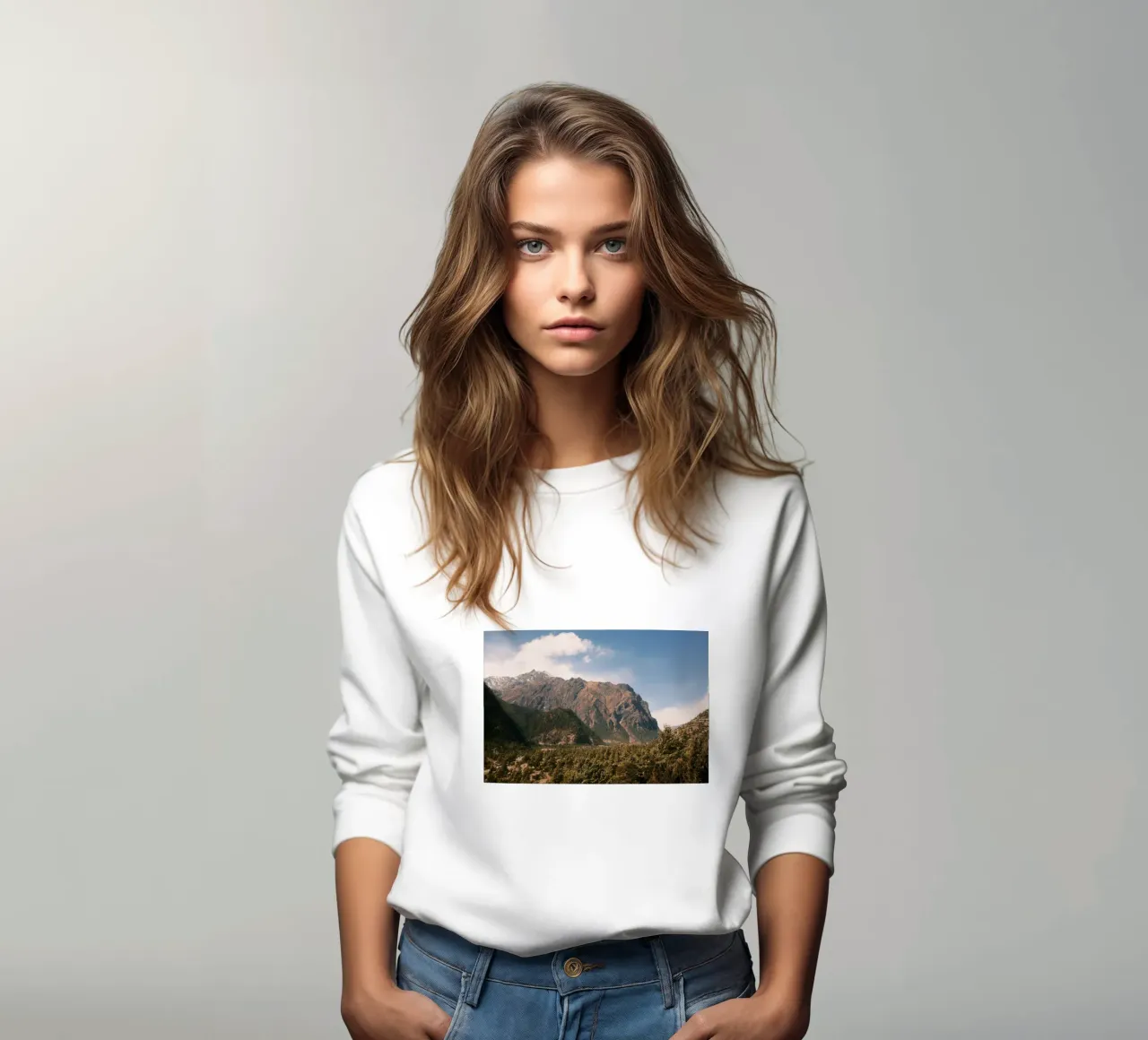 Majestic Silence – The Himalayas Unseen felpa da FujiPrints