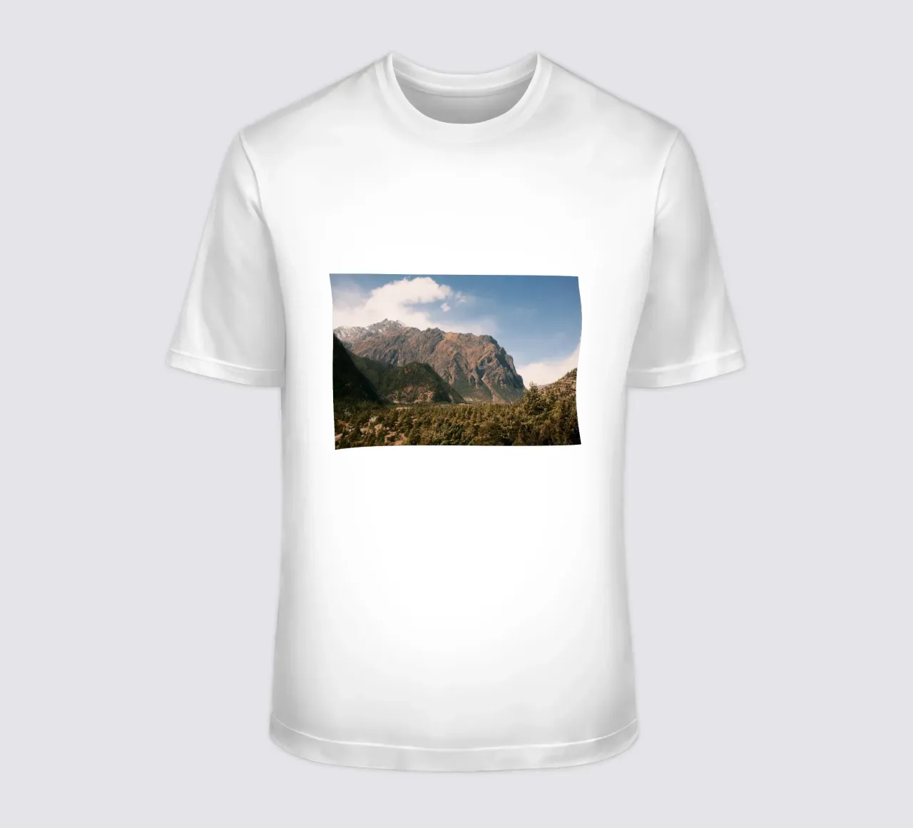 Majestic Silence – The Himalayas Unseen t-shirt by FujiPrints