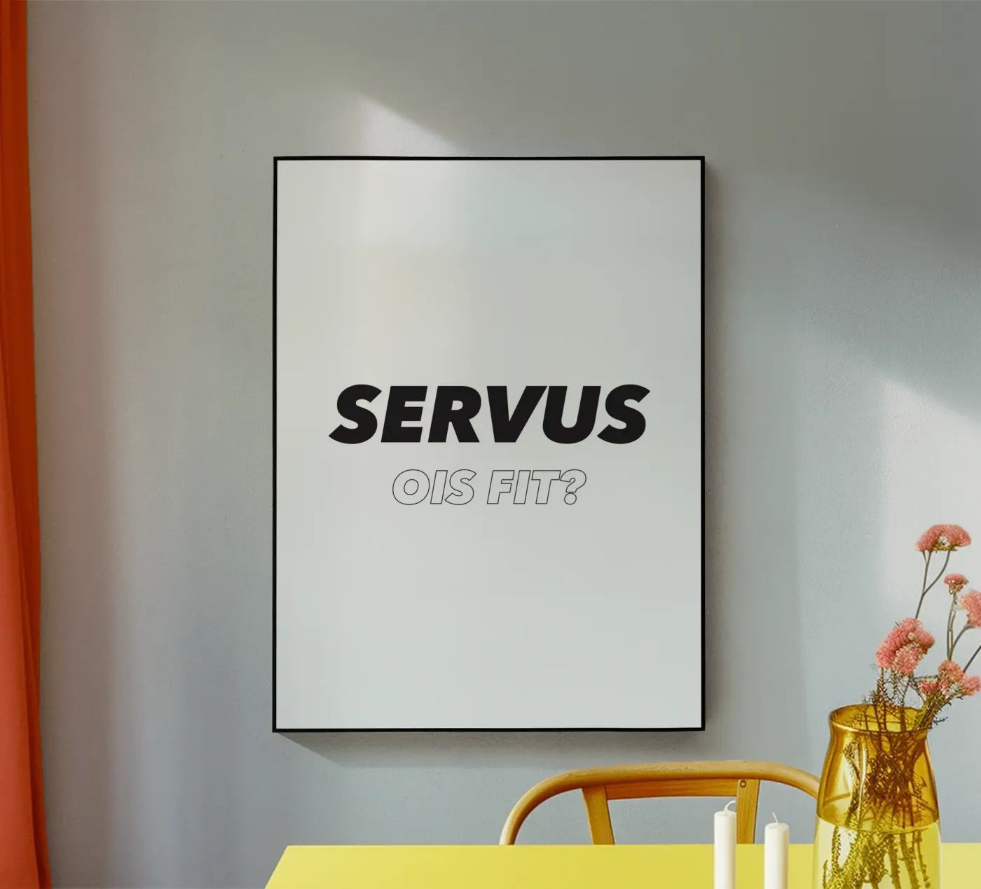 Servus plexiglas de Form&Font