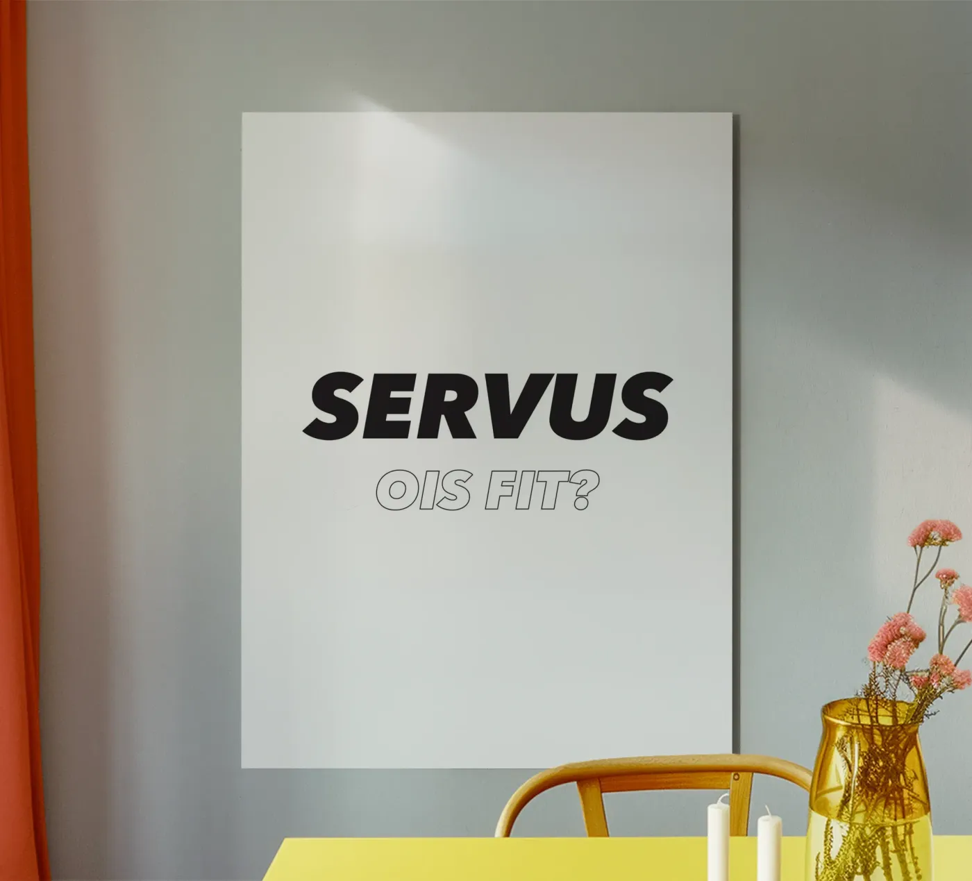 Servus forex plate by Form&Font