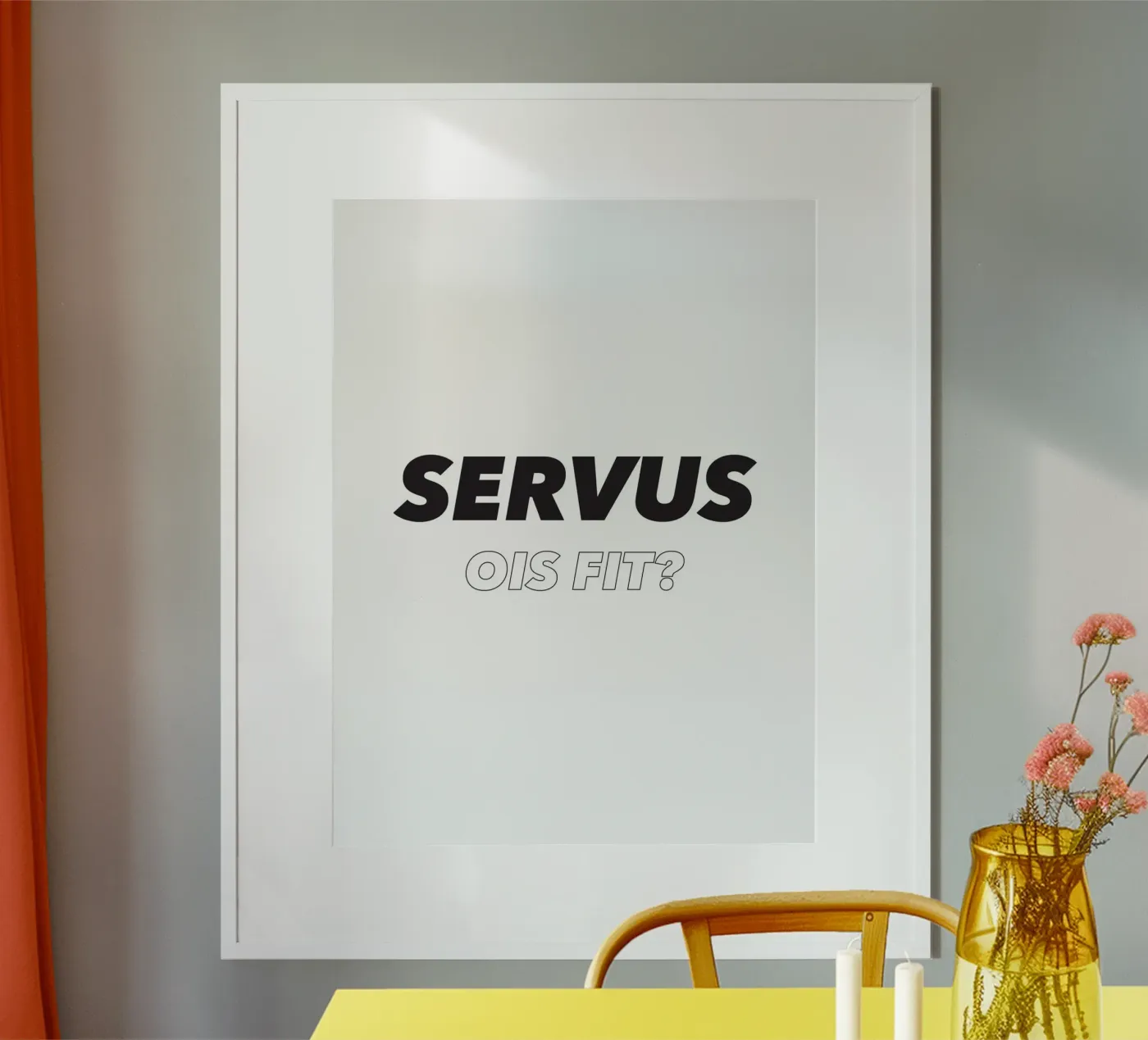 Servus poster da Form&Font