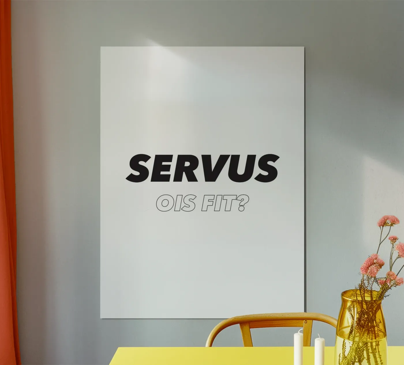 Servus poster da Form&Font