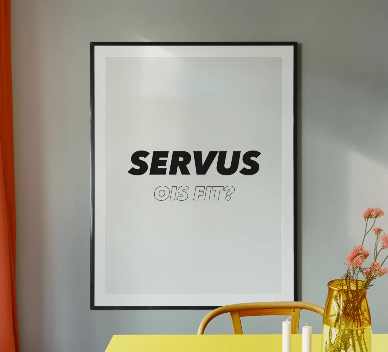 Servus poster da Form&Font