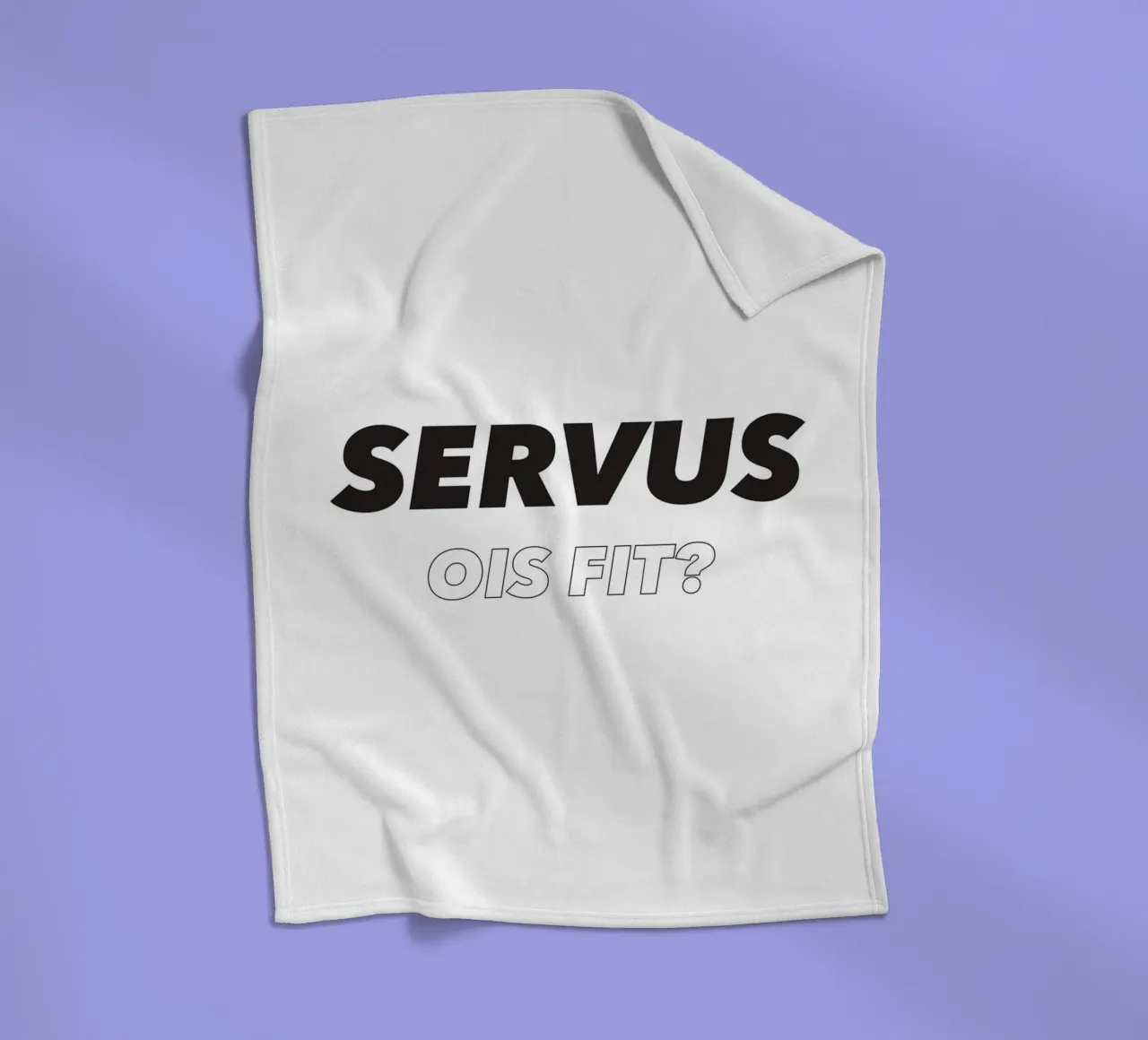 Servus Fleecedecke von Form&Font