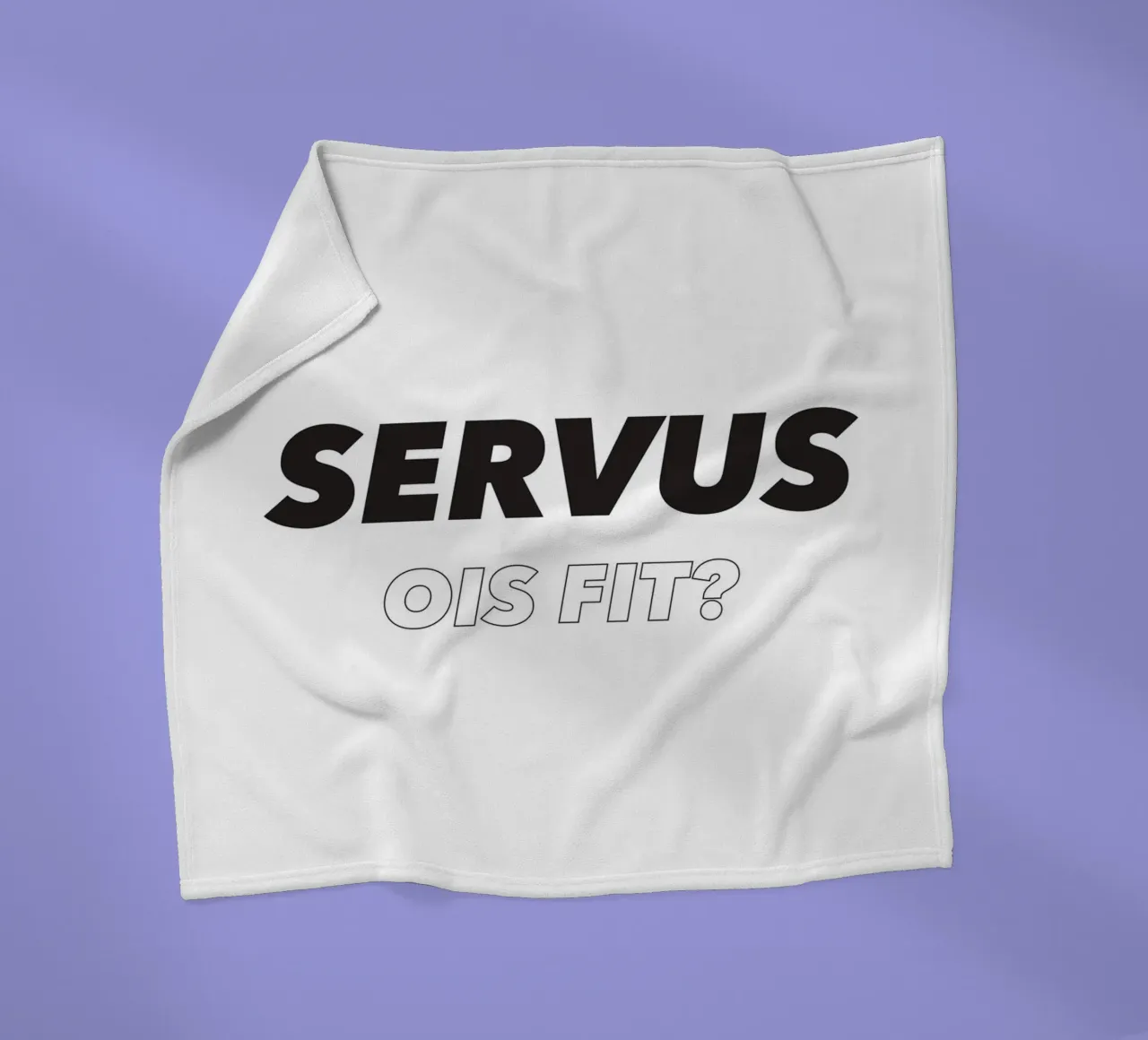 Servus Fleecedecke von Form&Font