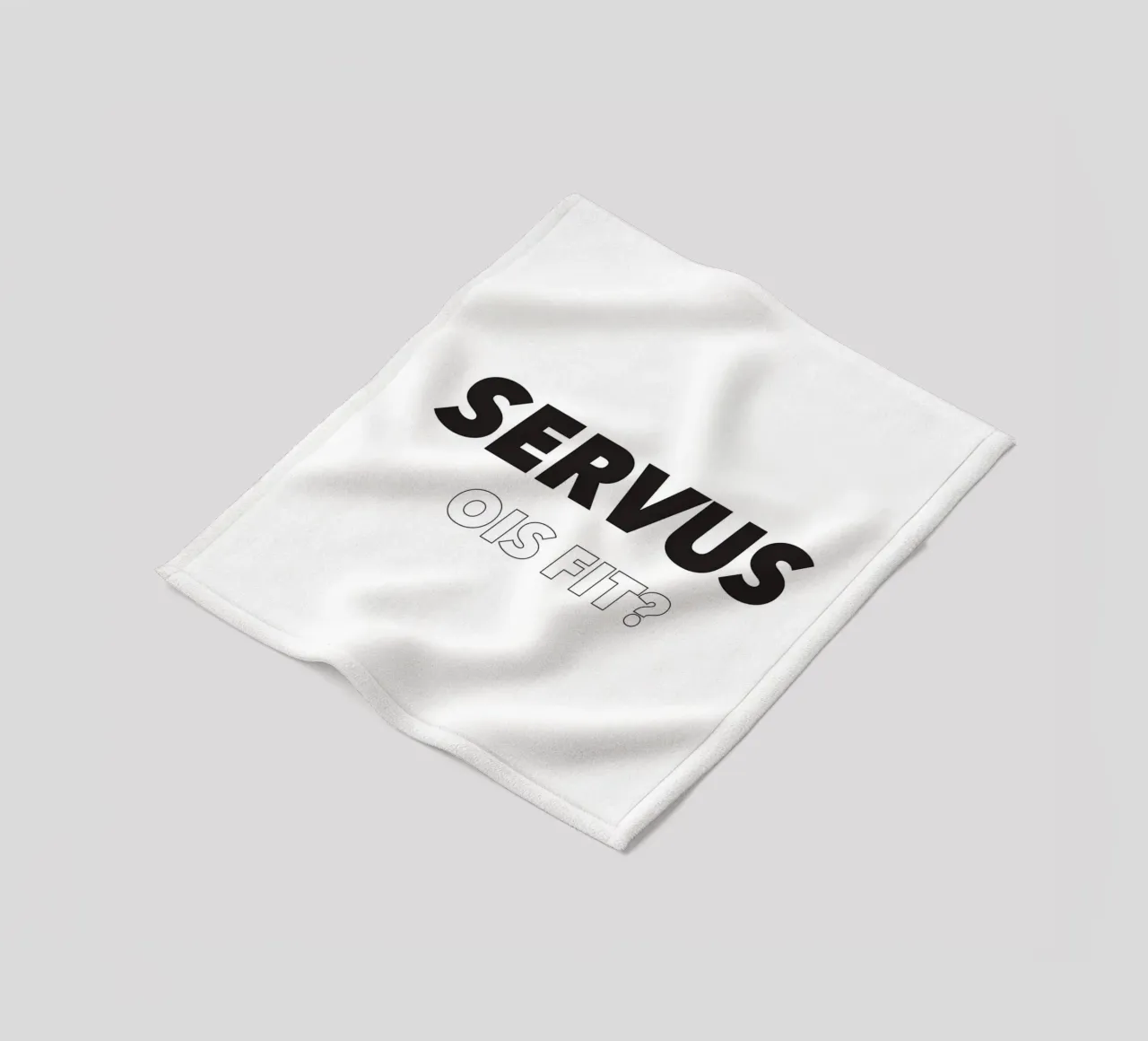 Servus Fleecedecke von Form&Font