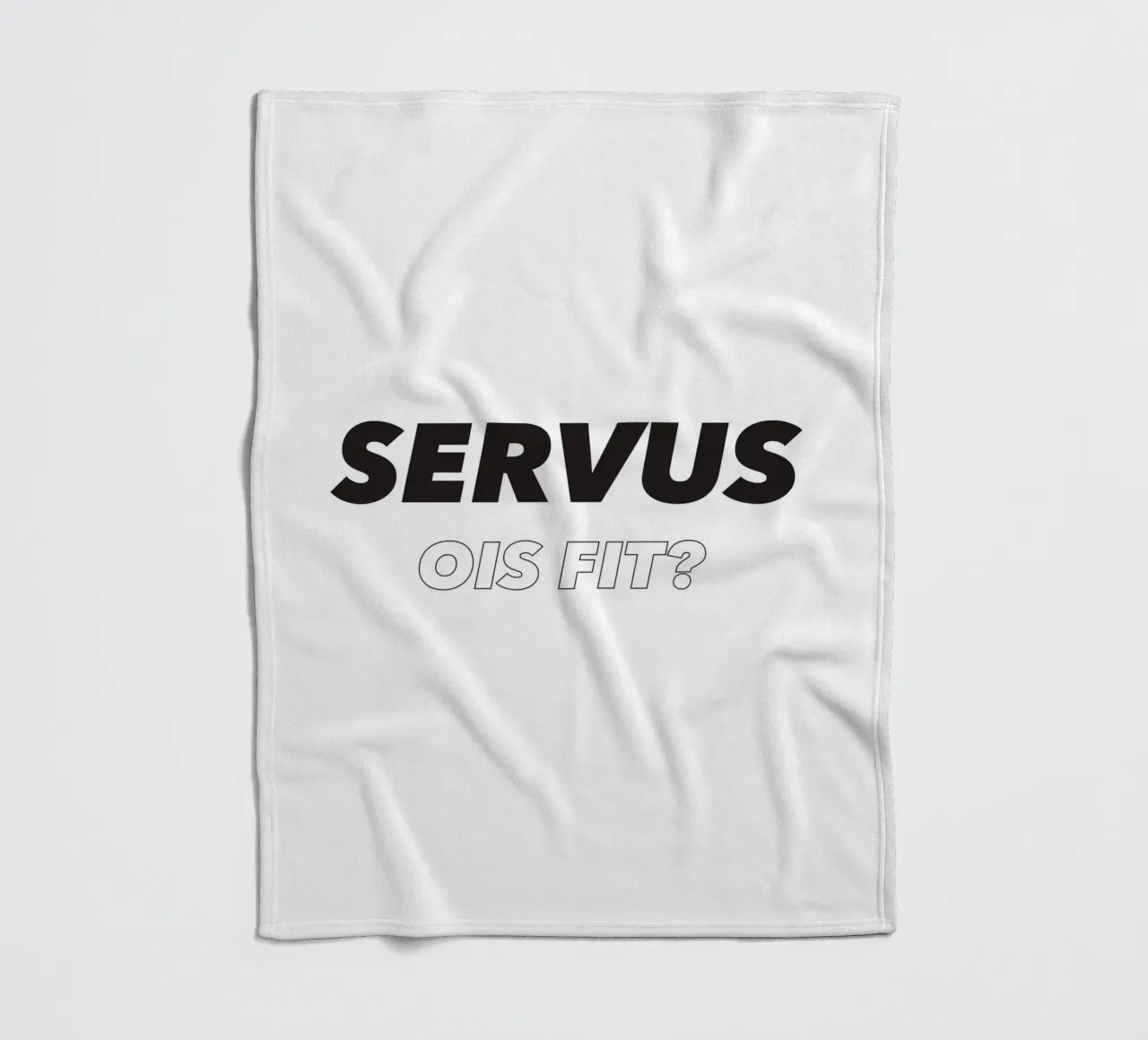 Servus Fleecedecke von Form&Font