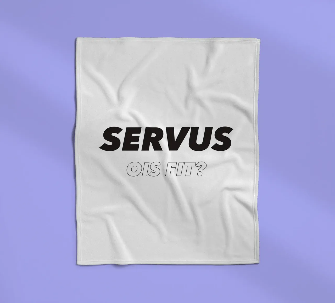 Servus Fleecedecke von Form&Font