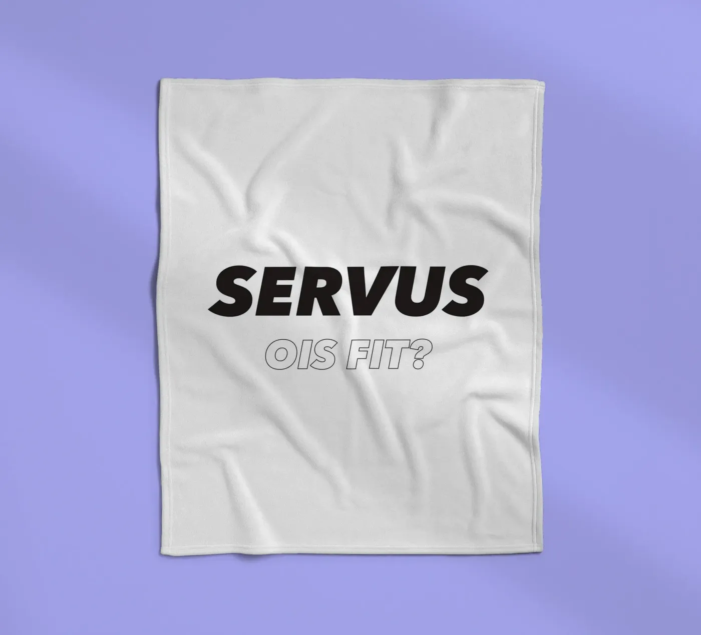 Servus coperta in pile da Form&Font