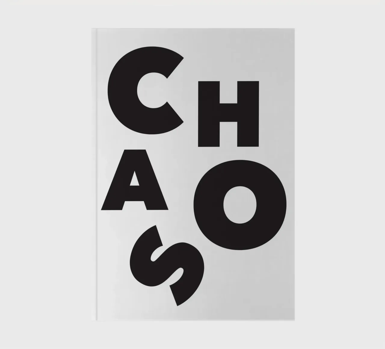 Chaos notebook by Form&Font