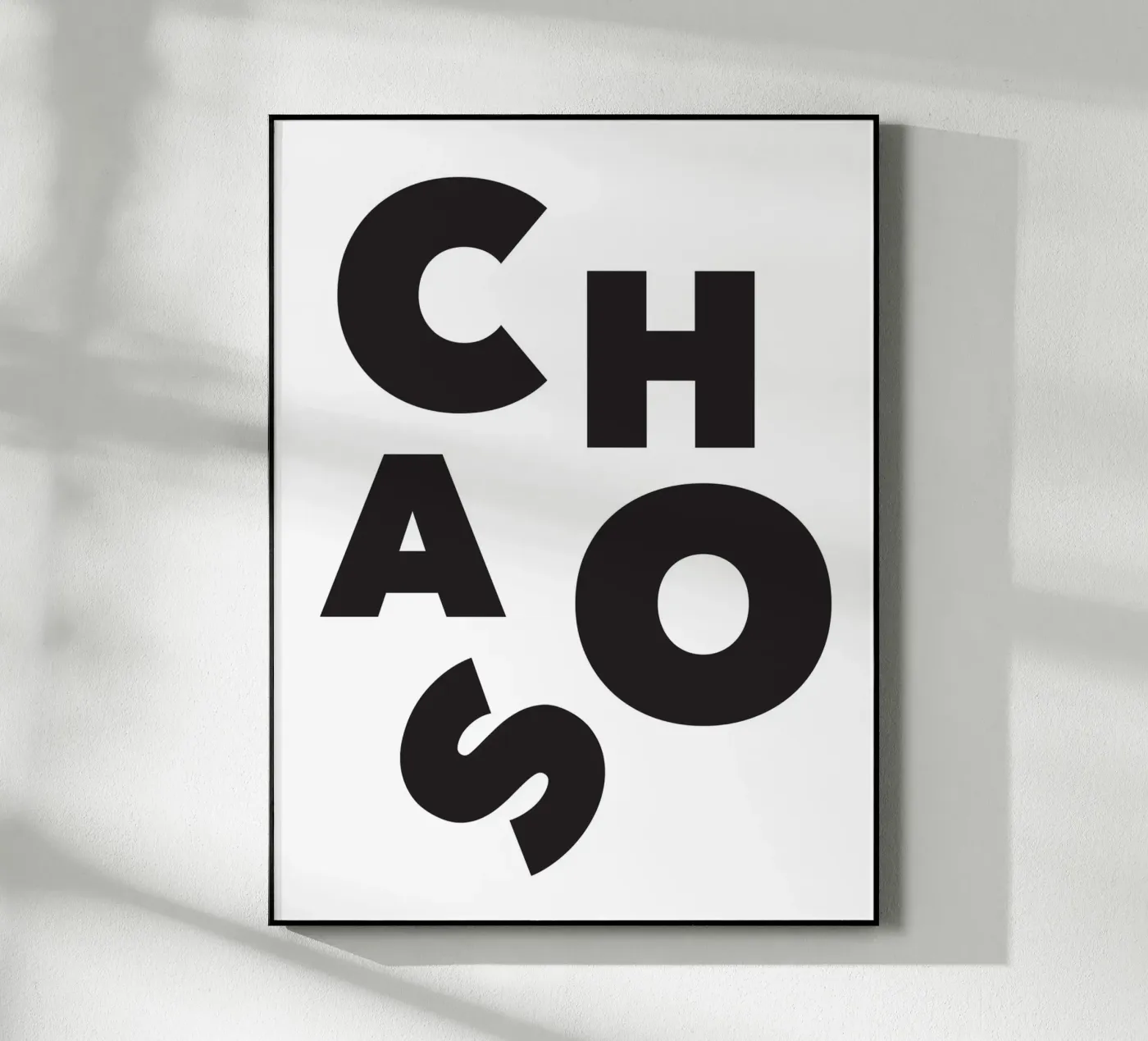 Chaos plexiglass da Form&Font