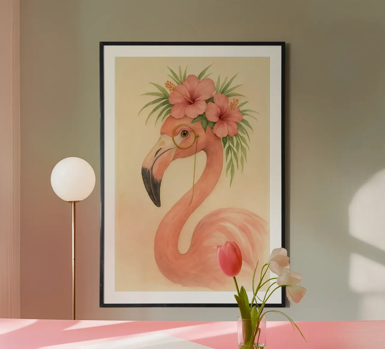 El Flamingo Aristócrata hahnemühle de Graceful Desine