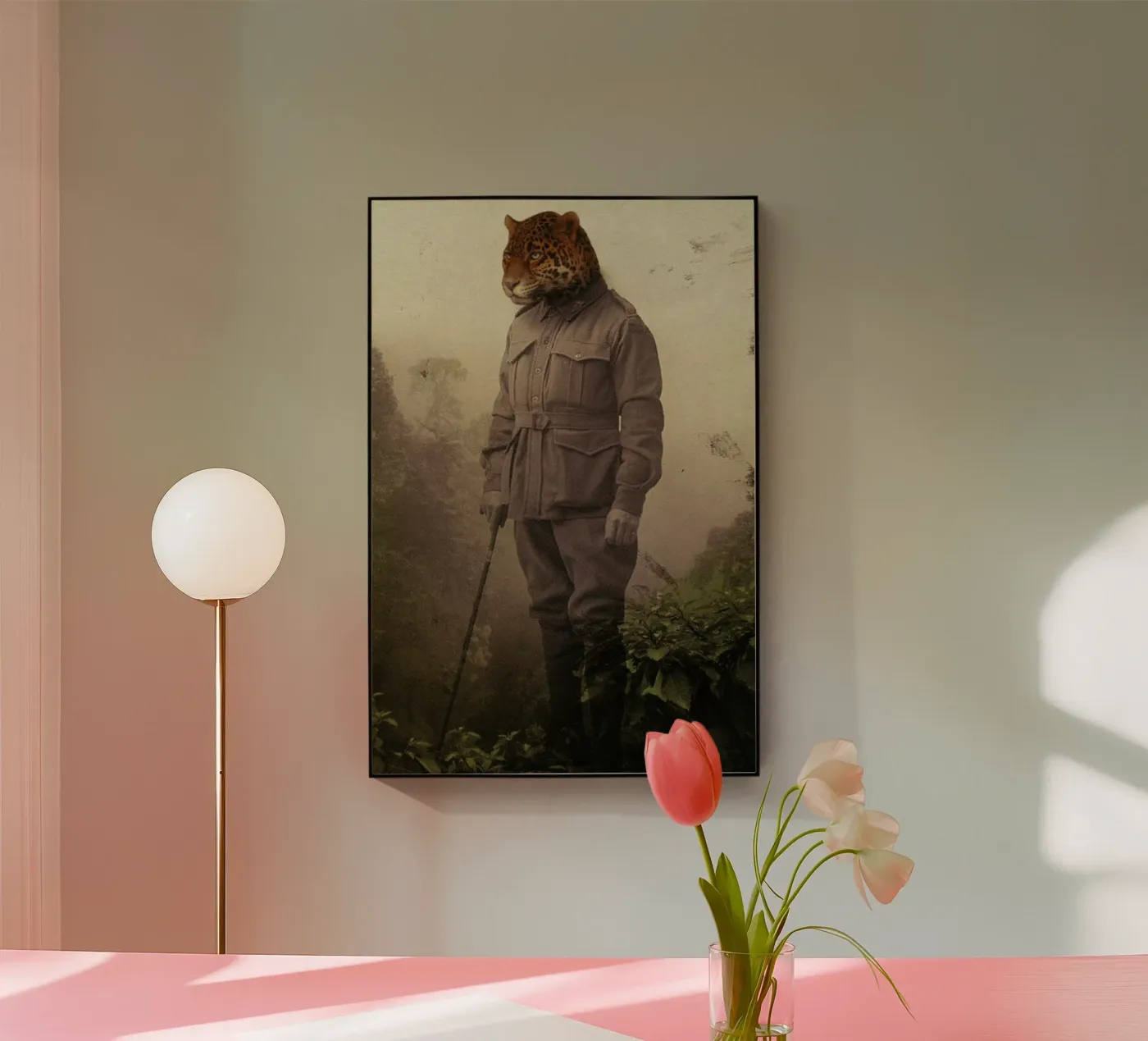 Jungle Jaguar acrylic glass by Chase Kunz