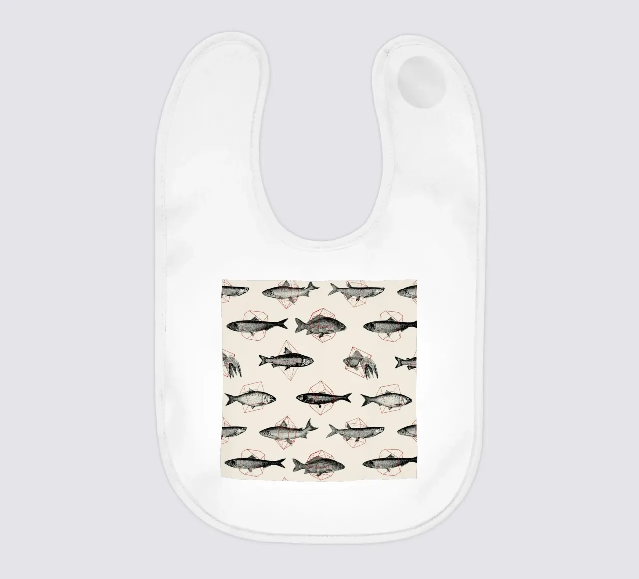 Fishes in Geometrics bavaglino da Florent Bodart