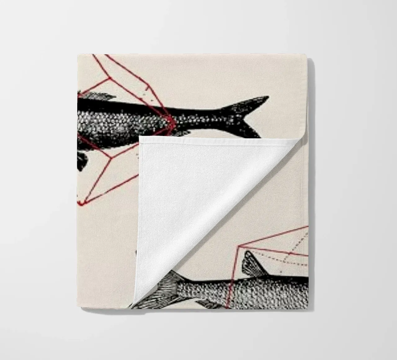 Fishes in Geometrics telo mare da Florent Bodart