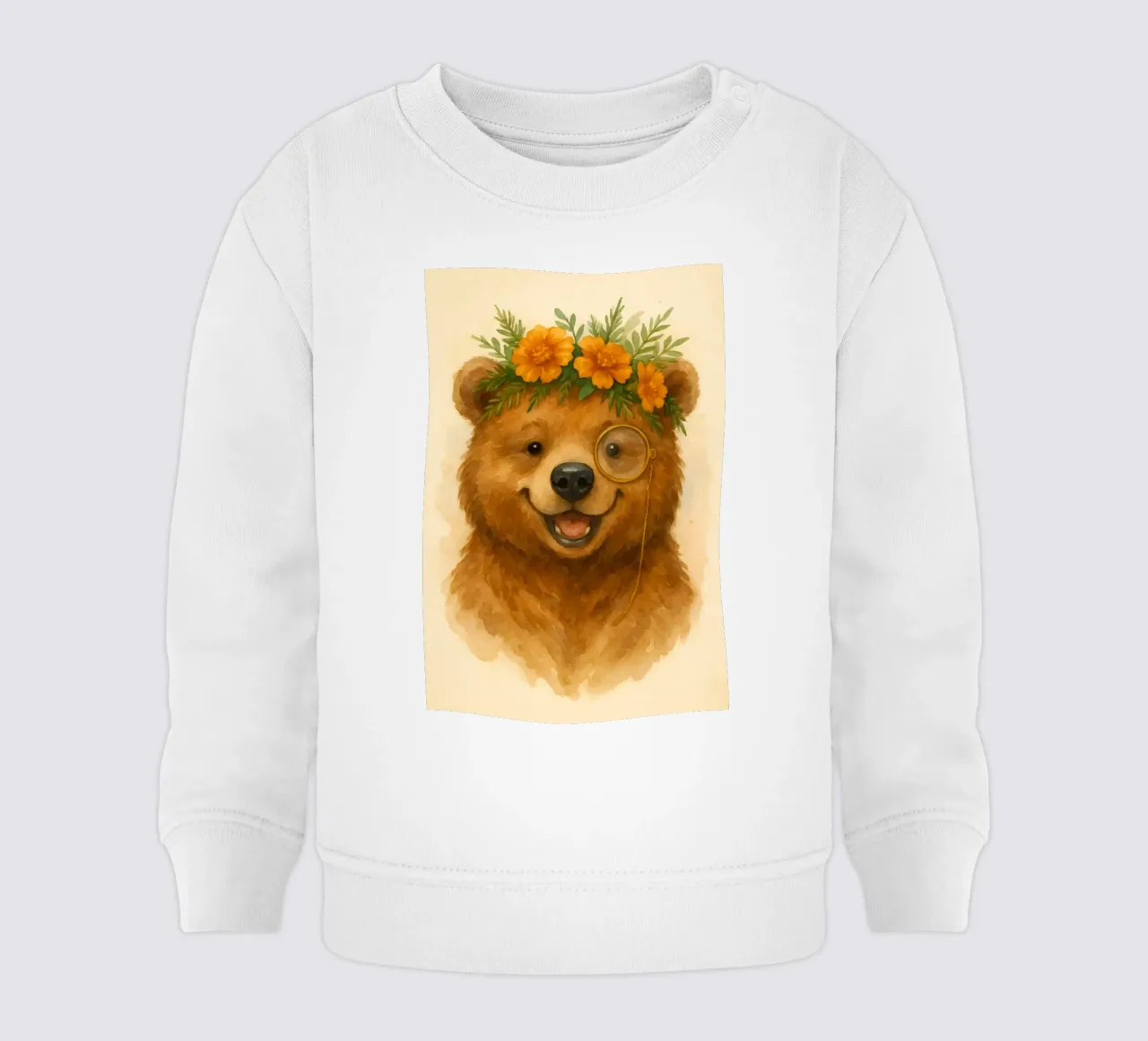 L'orso botanico felpa neonato da Graceful Desine