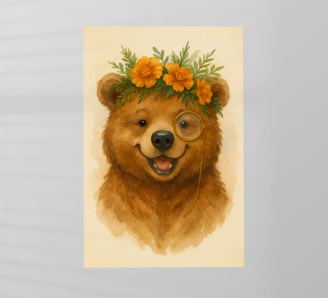 L'orso botanico pellicola backlit da Graceful Desine