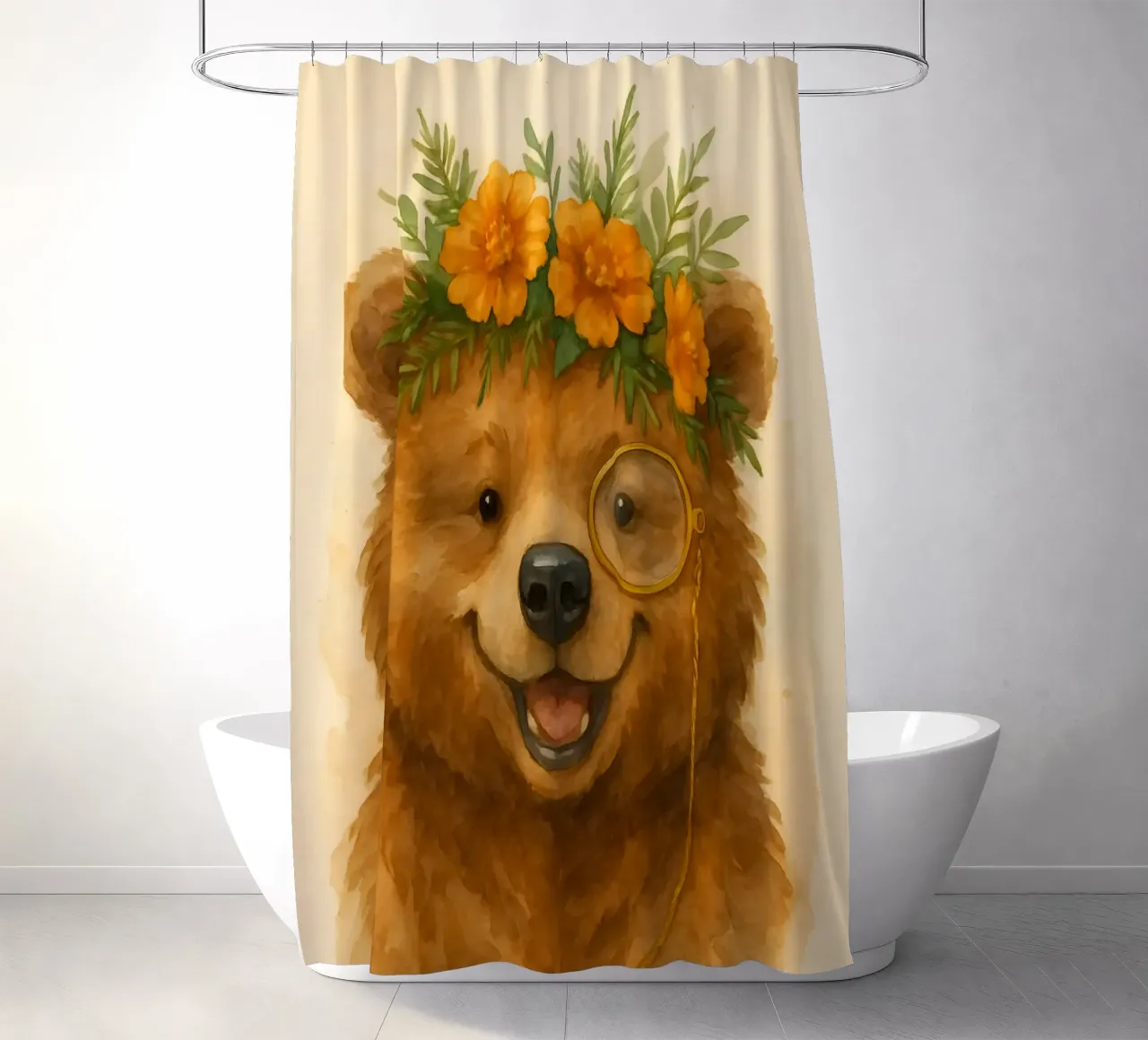 L'orso botanico tenda da doccia da Graceful Desine