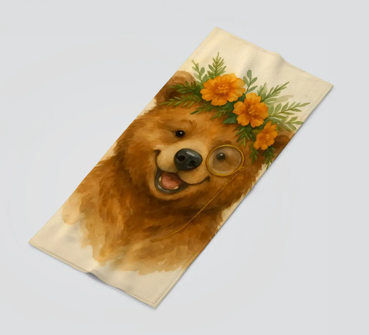 L'orso botanico telo mare da Graceful Desine