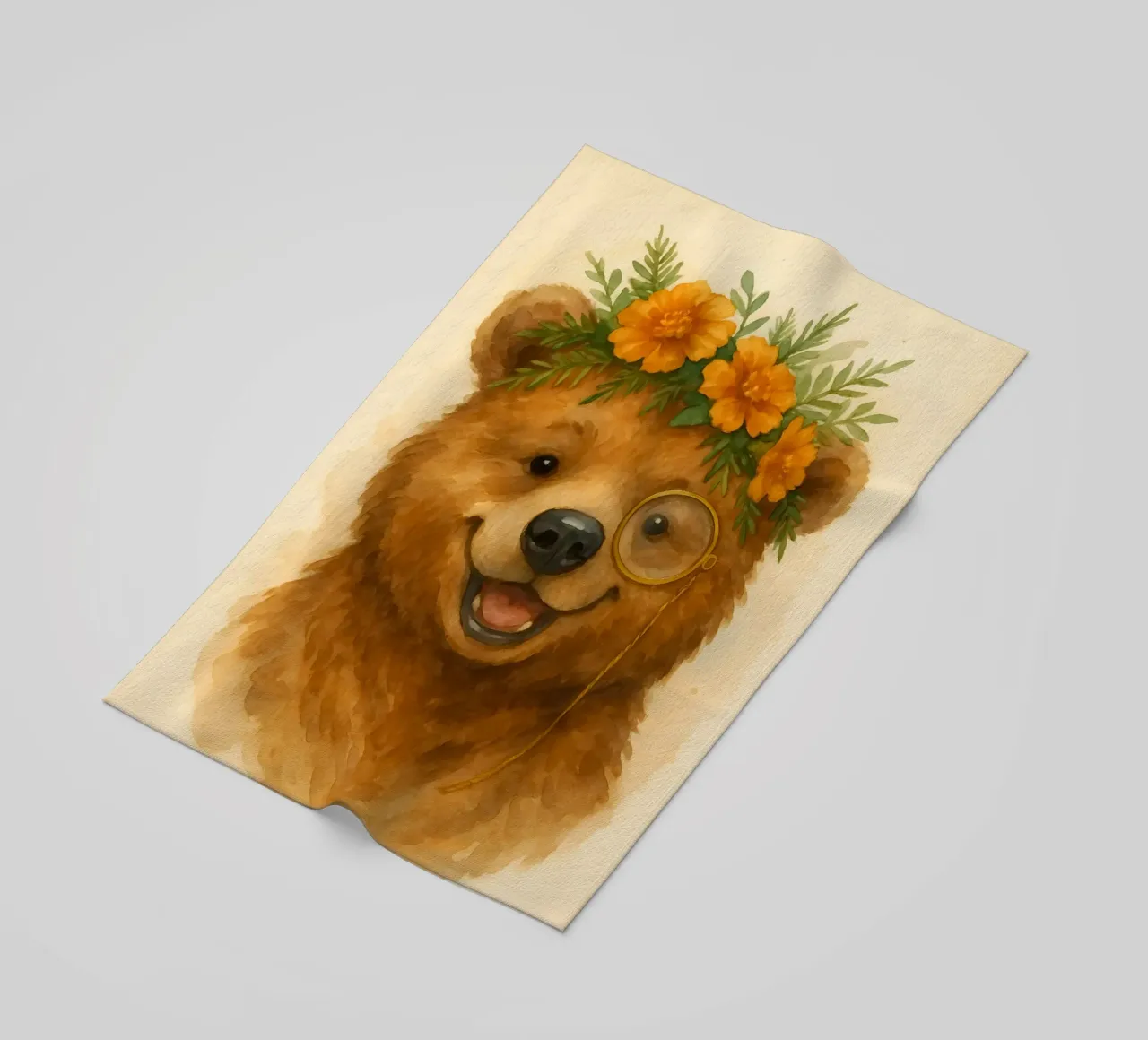 L'orso botanico telo mare da Graceful Desine