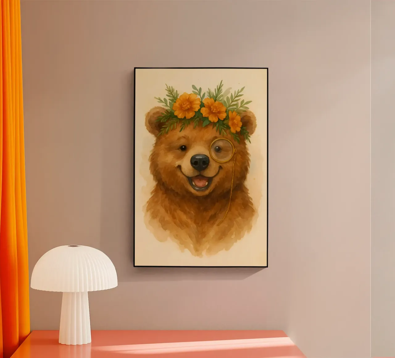 L'orso botanico plexiglass da Graceful Desine