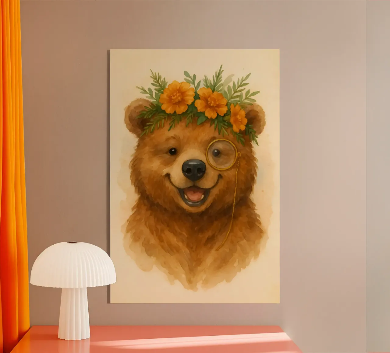 L'orso botanico plexiglass da Graceful Desine