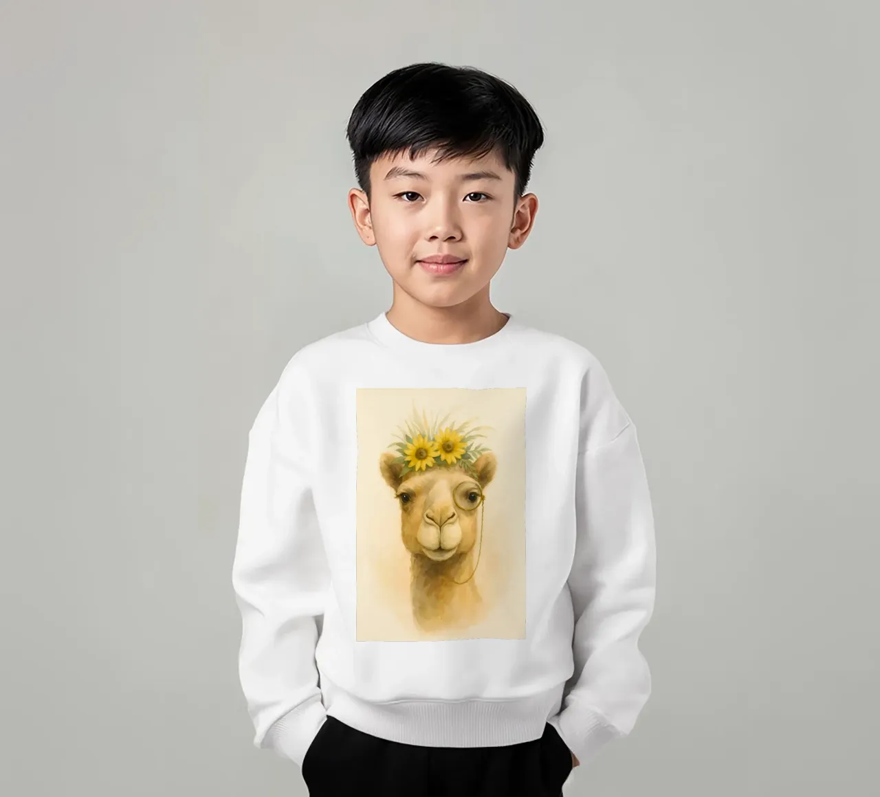 Lo studioso illuminato dal sole felpa bambino da Graceful Desine