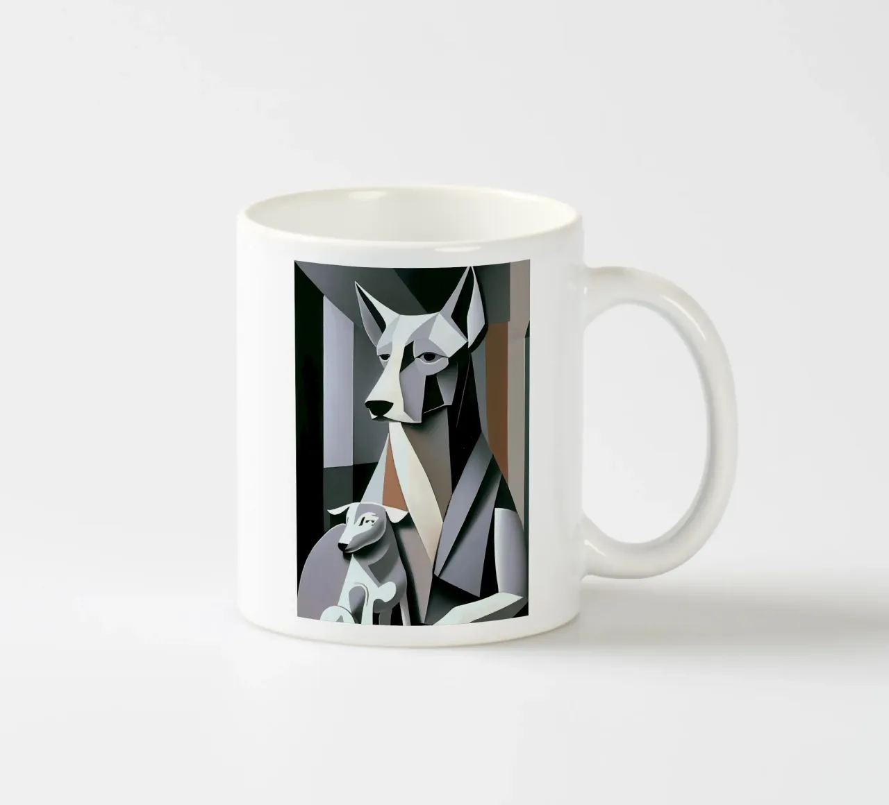 Cane geometrico tazza in ceramica da Brayan