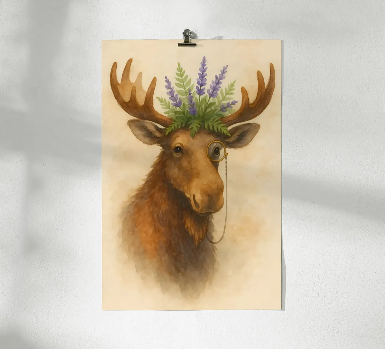 Der Lavendel-Gentleman Poster von Graceful Desine
