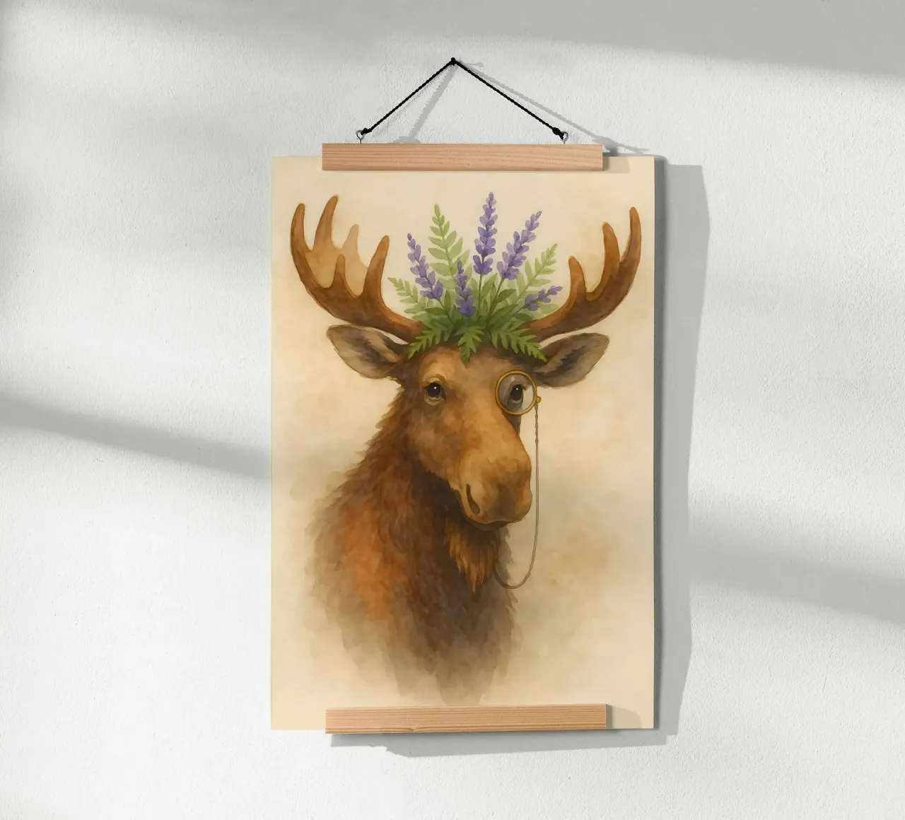 Der Lavendel-Gentleman Poster von Graceful Desine
