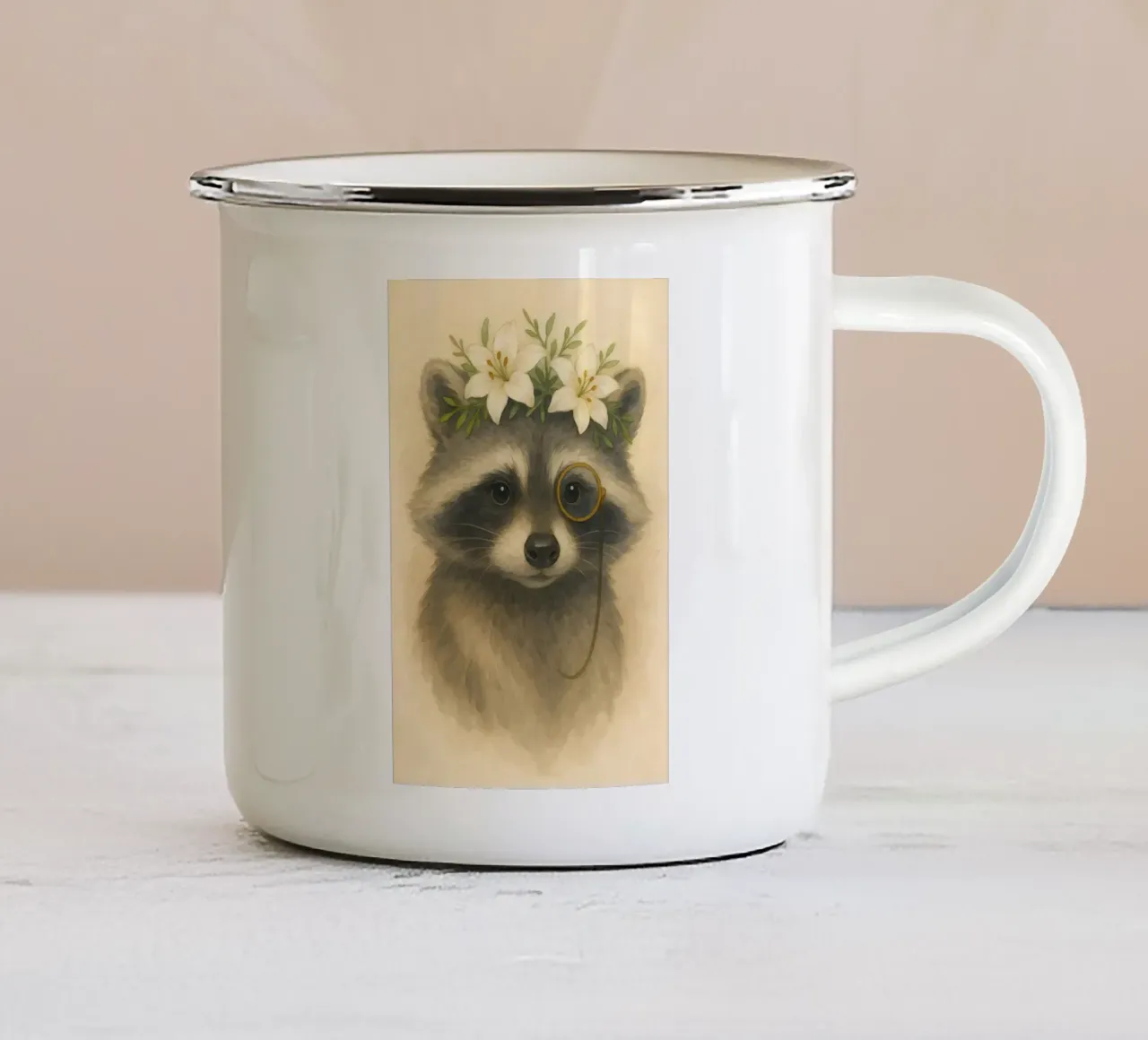 Il Bandito Dappertutto tazza in smalto da Graceful Desine