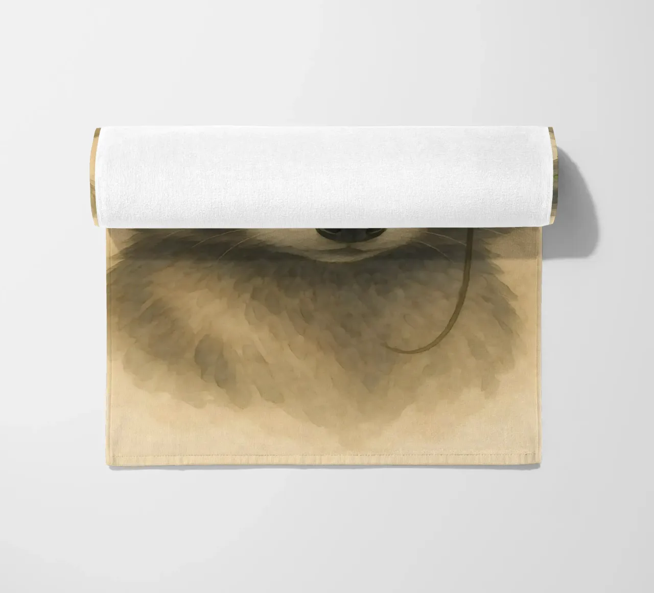The Dapper Bandit beach towel by Graceful Desine