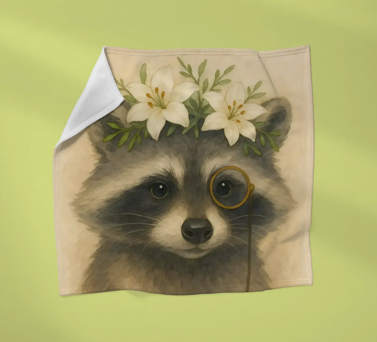 Der Dapper Bandit Fleecedecke von Graceful Desine