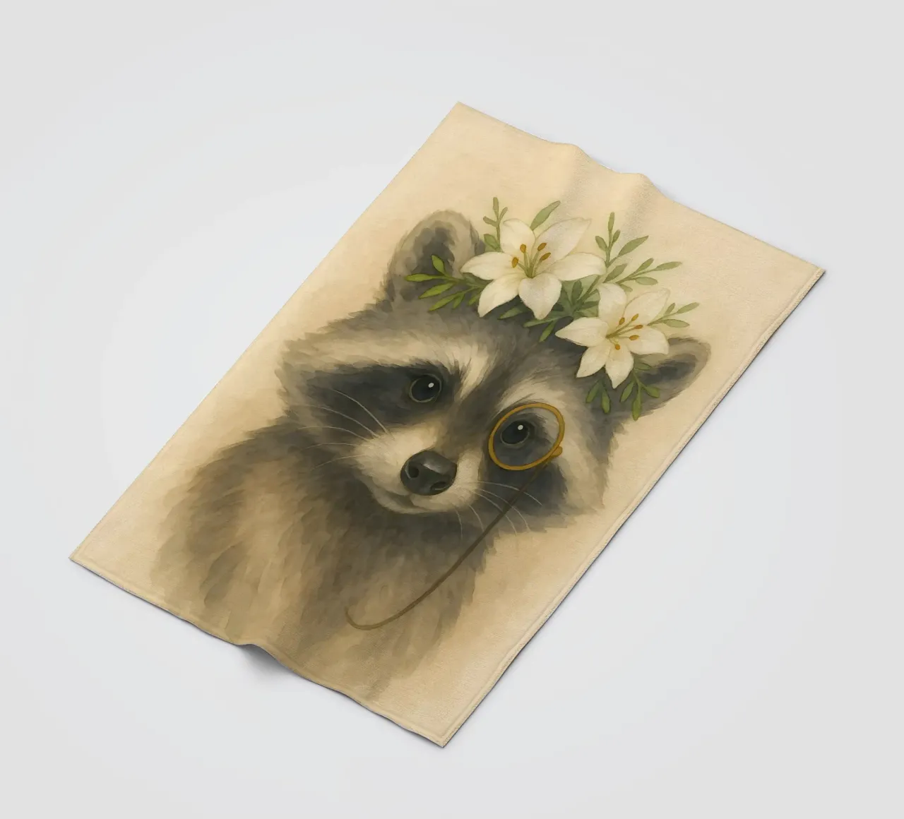 Der Dapper Bandit Fleecedecke von Graceful Desine