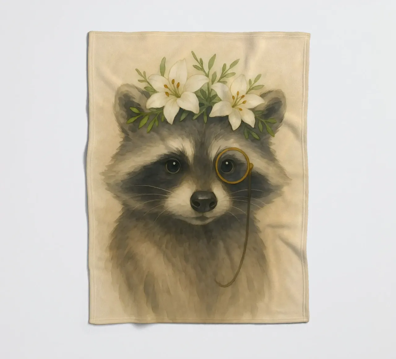 Der Dapper Bandit Fleecedecke von Graceful Desine