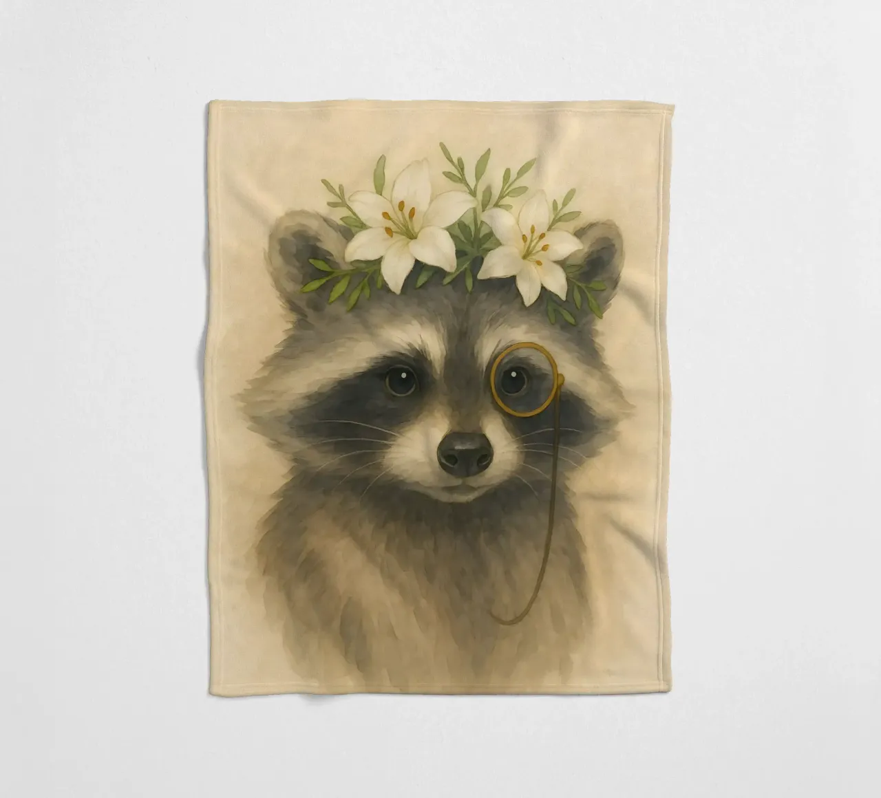 Der Dapper Bandit Fleecedecke von Graceful Desine
