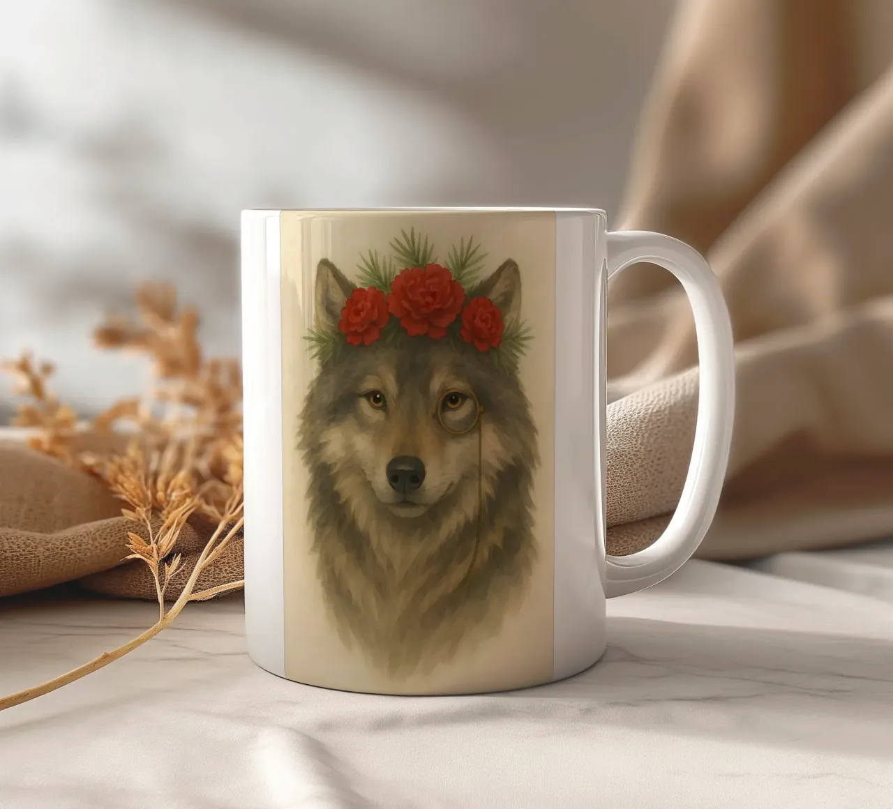 Il Nobile Selvaggio tazza in ceramica da Graceful Desine