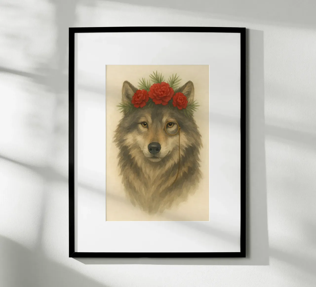 Il Nobile Selvaggio poster con telaio in plastica da Graceful Desine