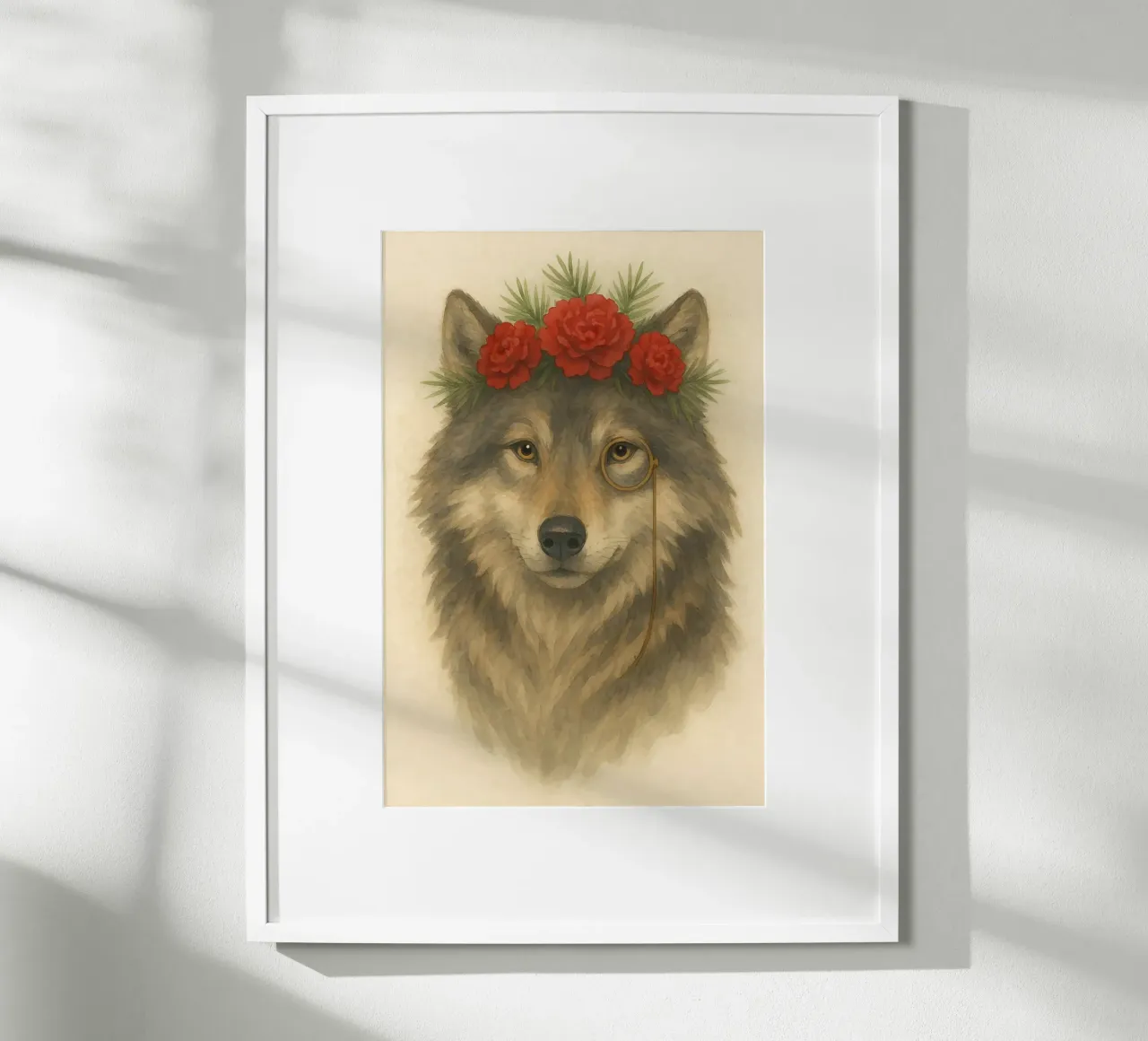 Il Nobile Selvaggio poster con telaio in plastica da Graceful Desine