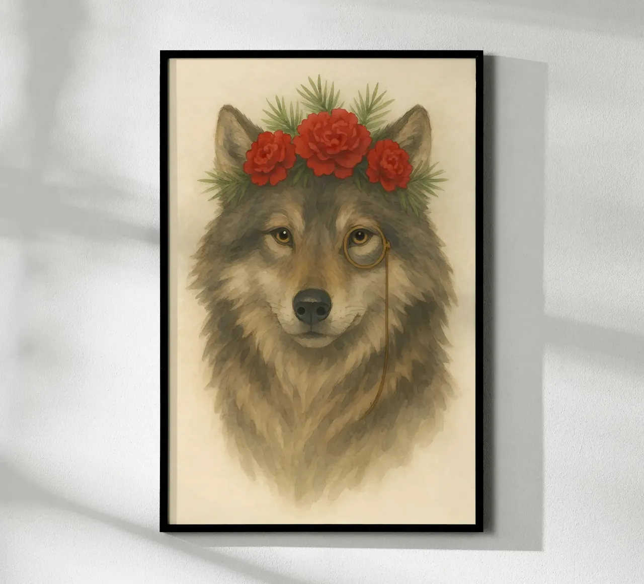 Il Nobile Selvaggio poster con telaio in plastica da Graceful Desine