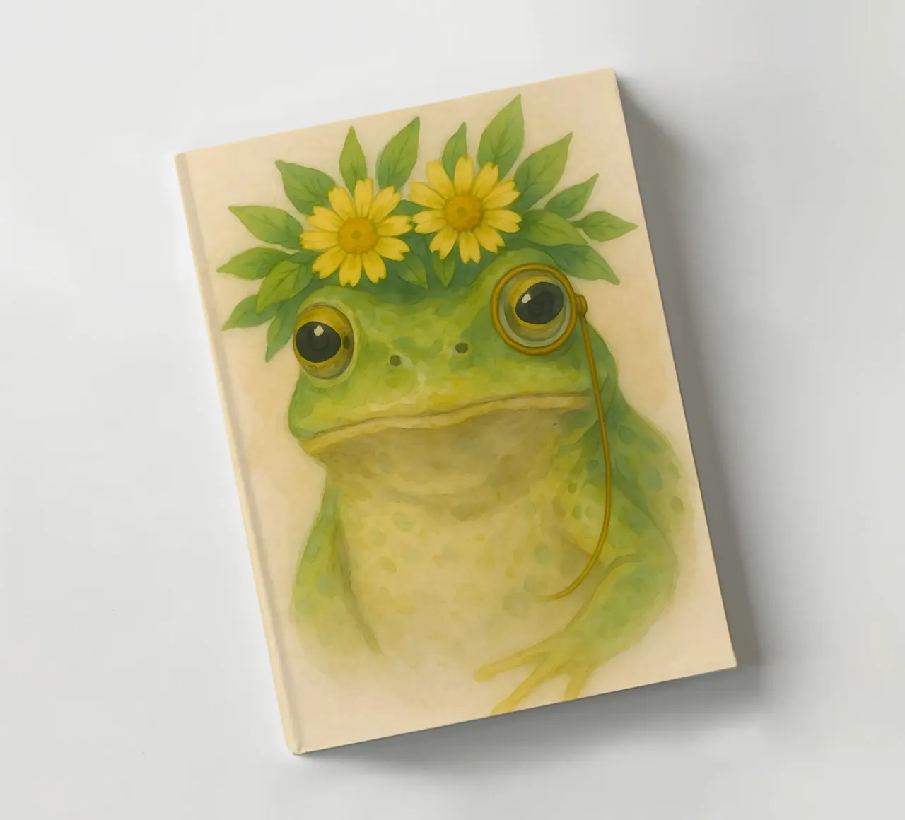 Rana gentile in fiore diario da Graceful Desine