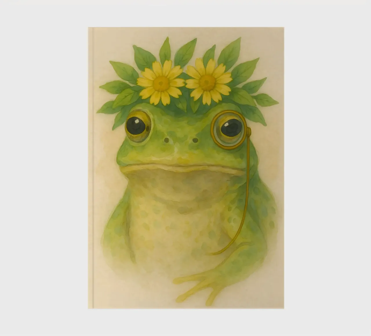 Rana gentile in fiore diario da Graceful Desine