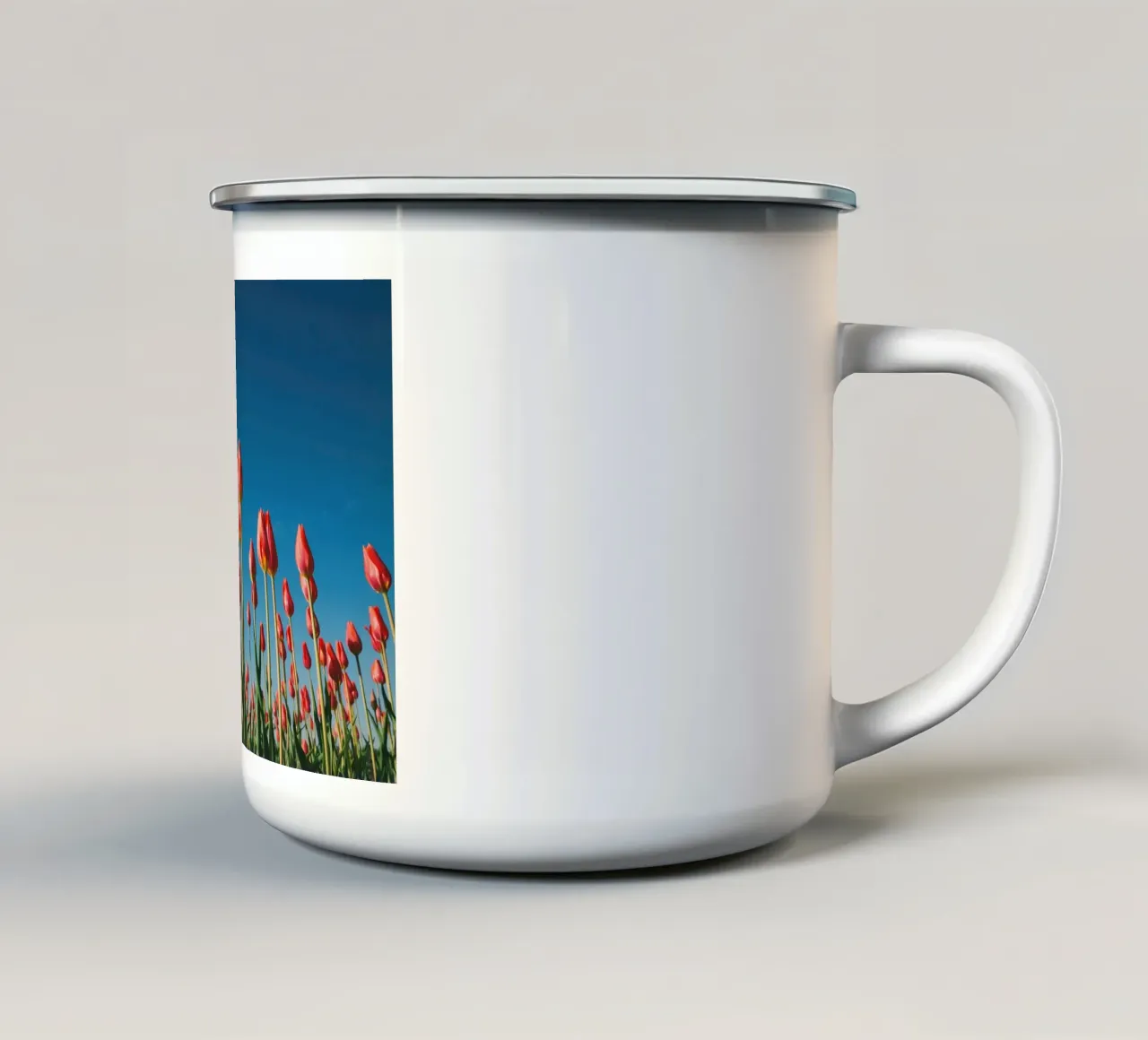 stems green leaves tazza in smalto da cofa home