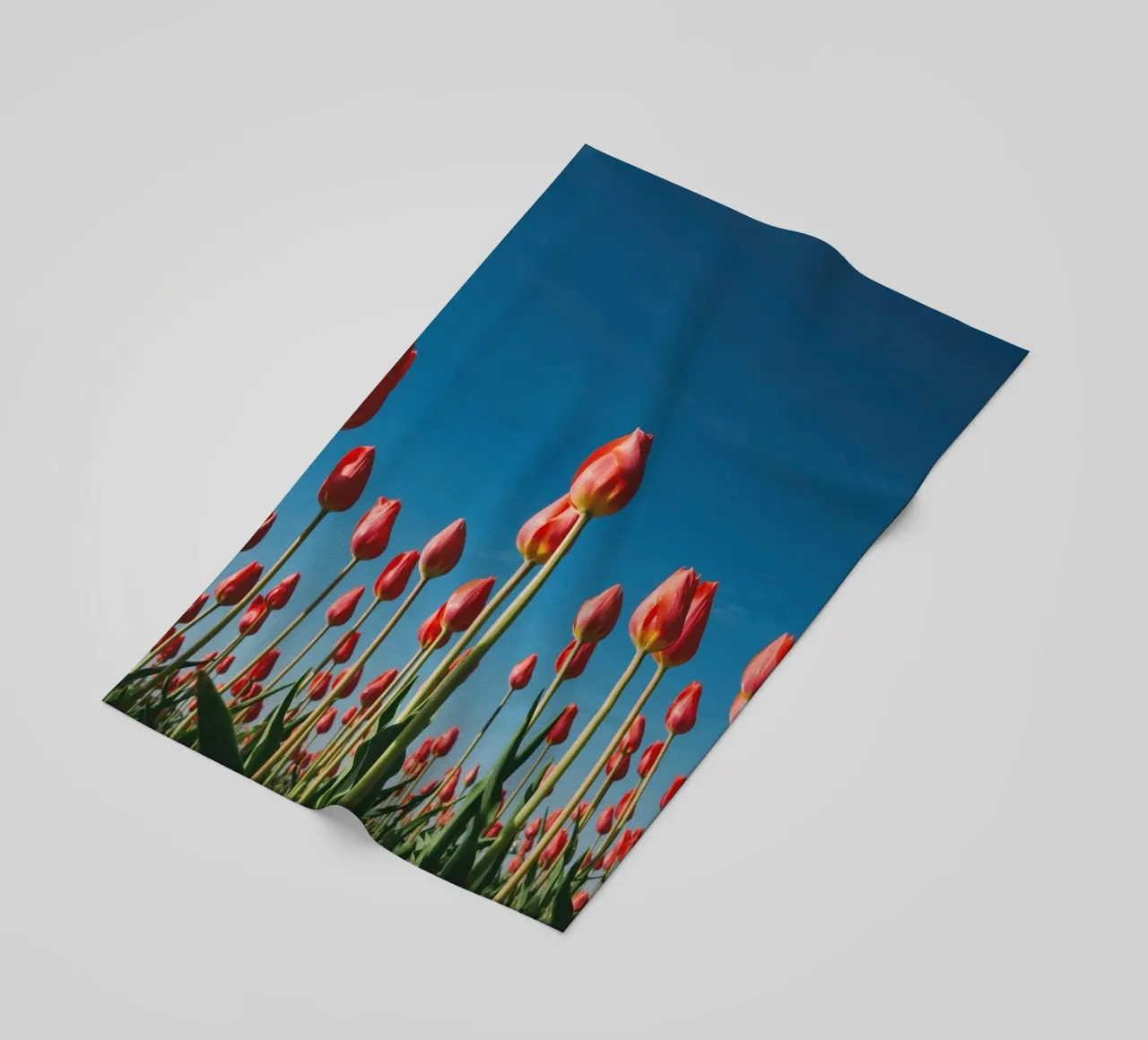 stems green leaves beach towel by cofa home
